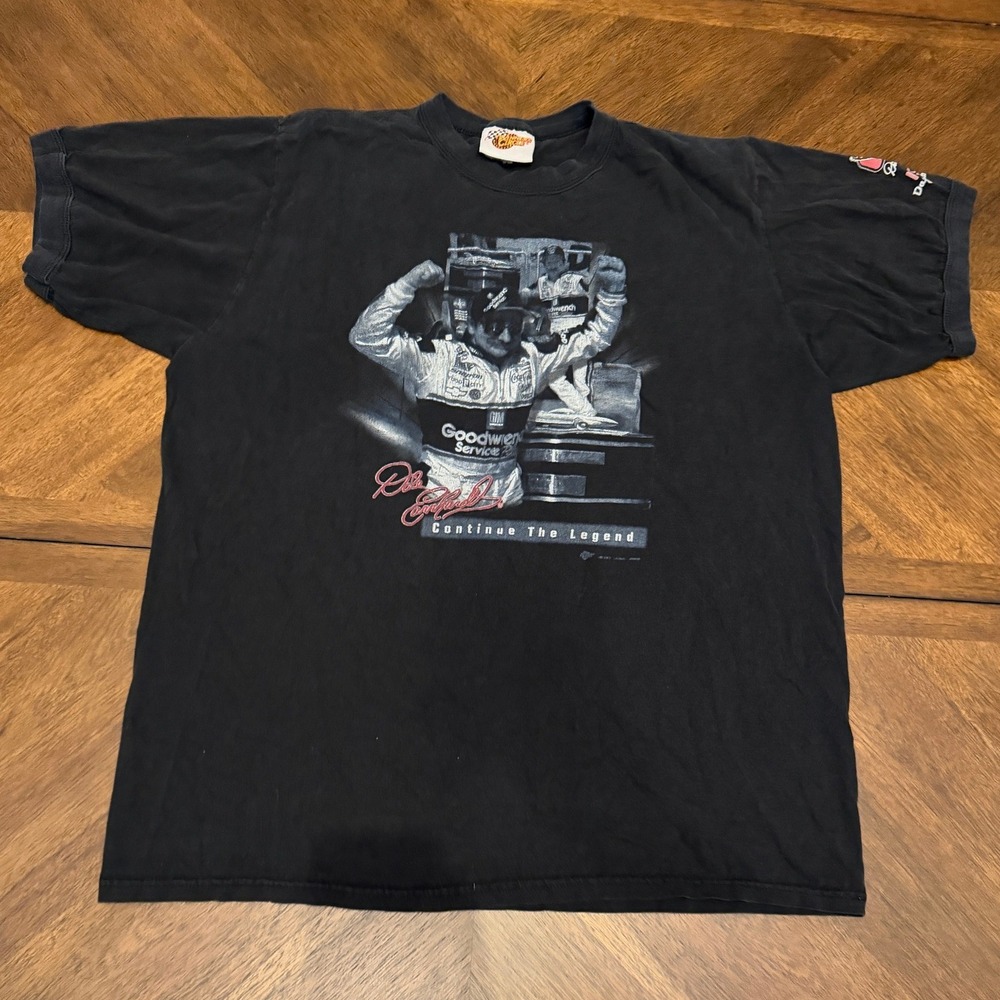 Vintage Winners Circle Dale Earnhardt Sr 1999 T-Shirt Black XL NASCAR Legend